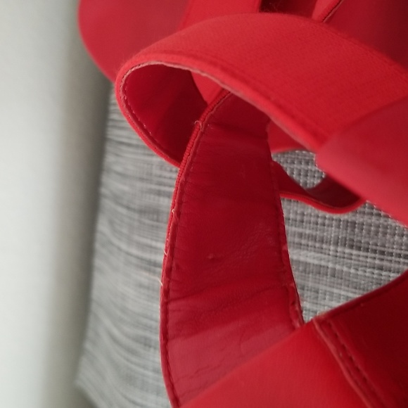 BCBG strappy heels wedges sandals - Picture 6 of 8